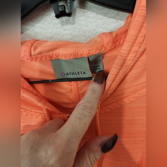 Athleta Pacifica Illume Quaterzip Hooded Pullover Womens Medium - Picture 3 of 7